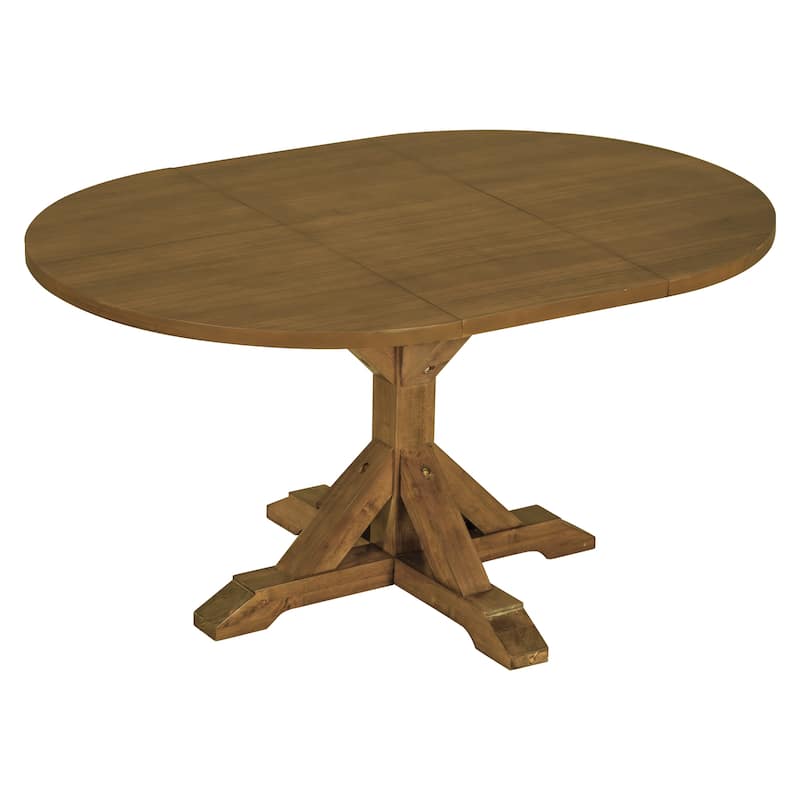 Farmhouse 6-Piece Extendable Dining Table Set with Removable Leaf and Versatile Dining Bench