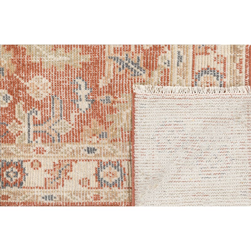 Terra by Obeetee Palace Farida Red Rug
