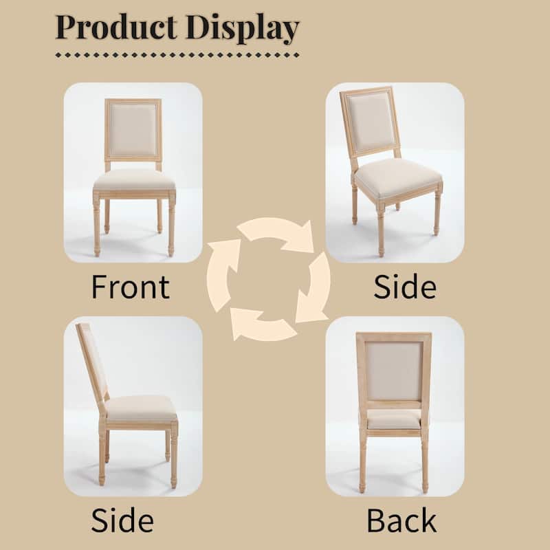 Upholstery Dining Chairs Set of 2