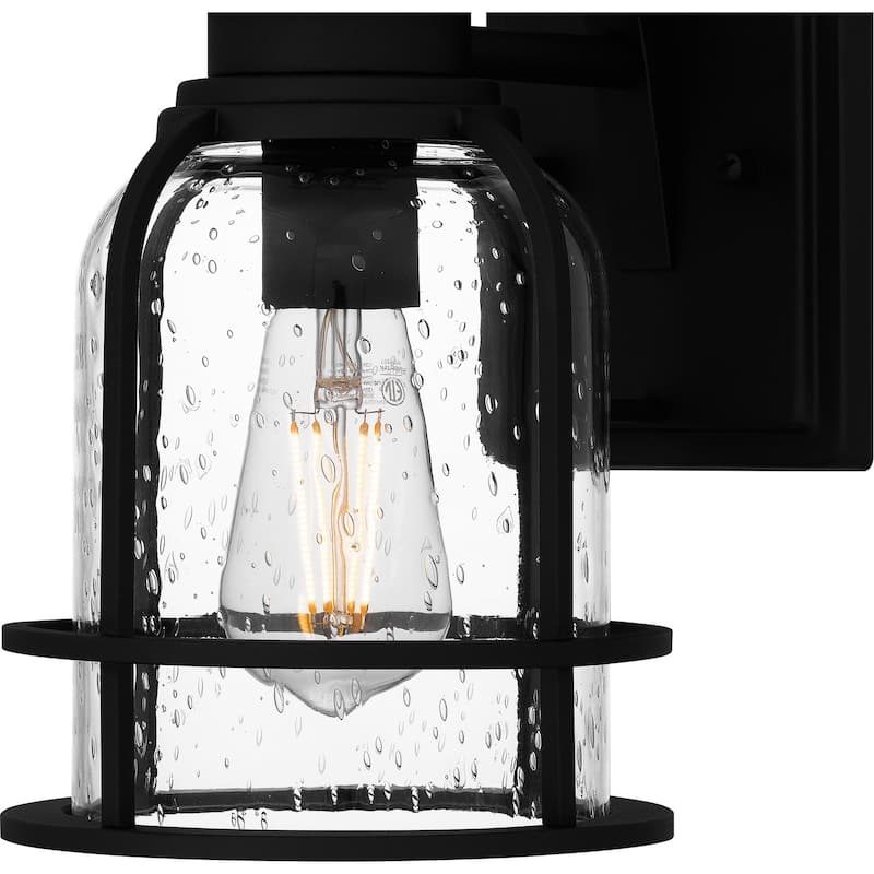 Earth Black One Light Outdoor Wall Mount from the Bowles Collection