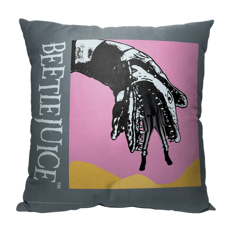 Warner Brothers Beetlejuice 18 Inch Throw Pillow