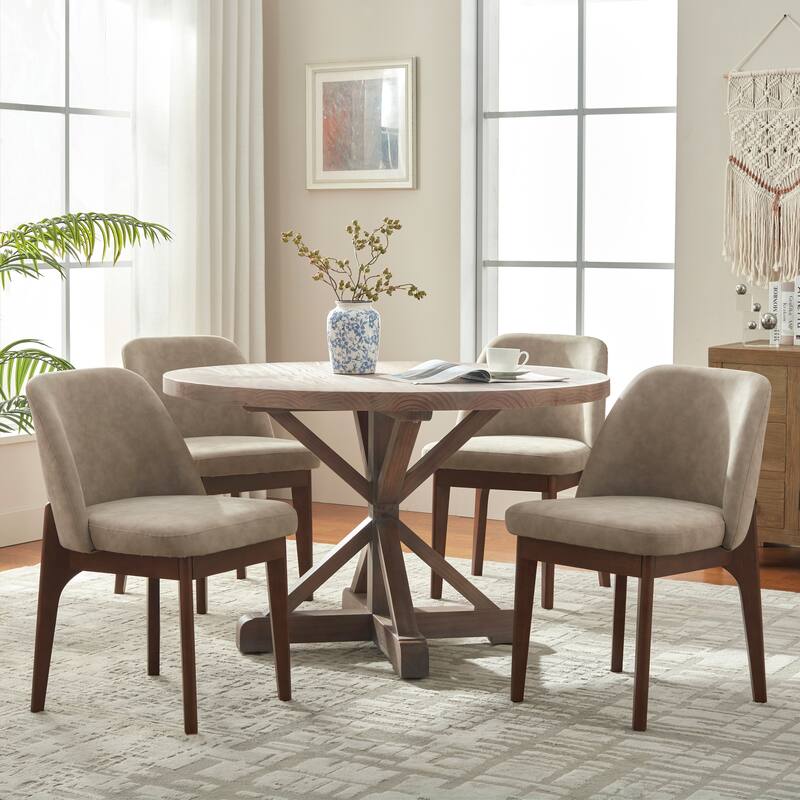 Set of 4 Solid Wood Dining Chair