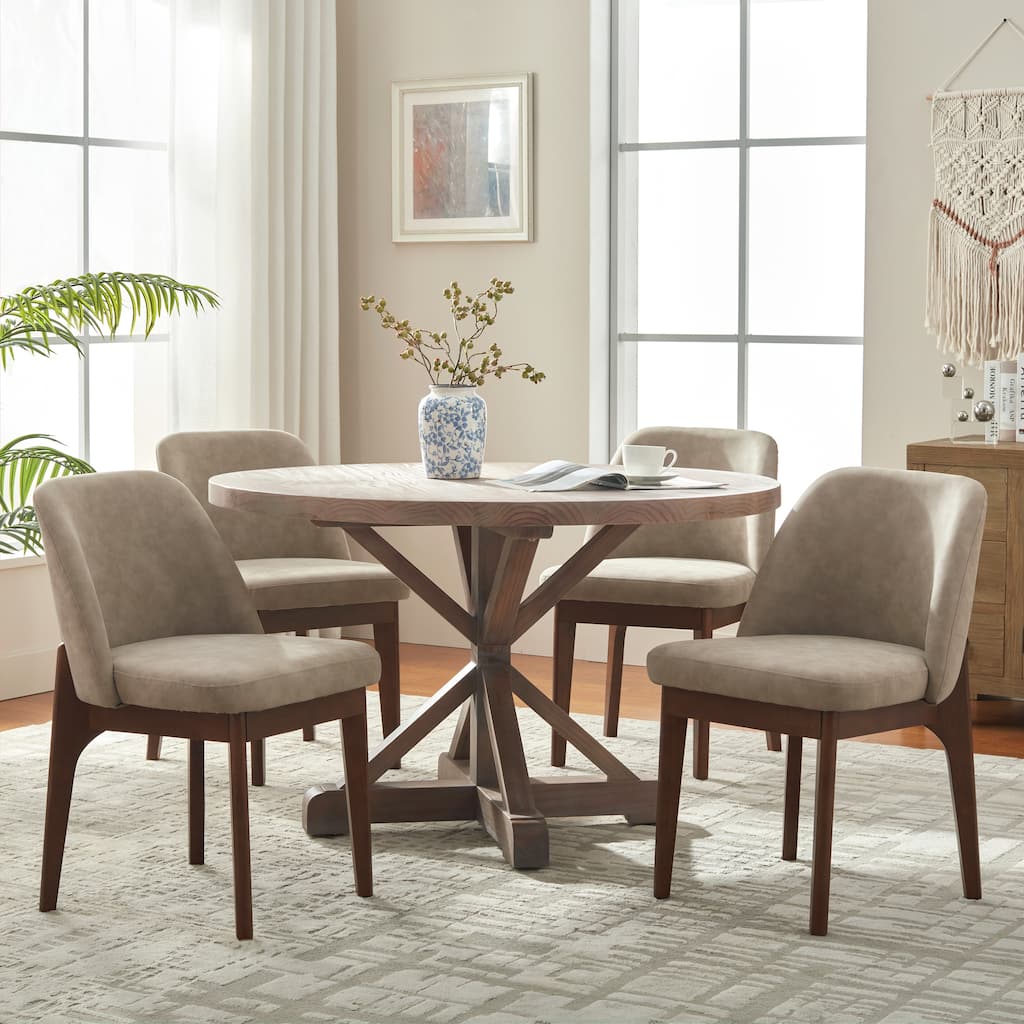 Set of 4 Solid Wood Dining Chair
