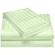 preview thumbnail 9 of 21, 1200 Thread Count Cotton Deep Pocket Luxury Hotel Stripe Sheet Set Sage - California King
