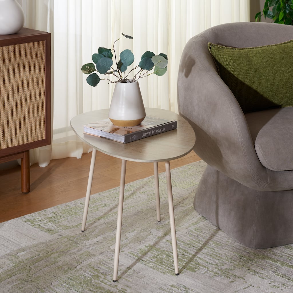 SAFAVIEH Home Mint Large Ceramic Side Table - 29"W x 17"D x 17"H