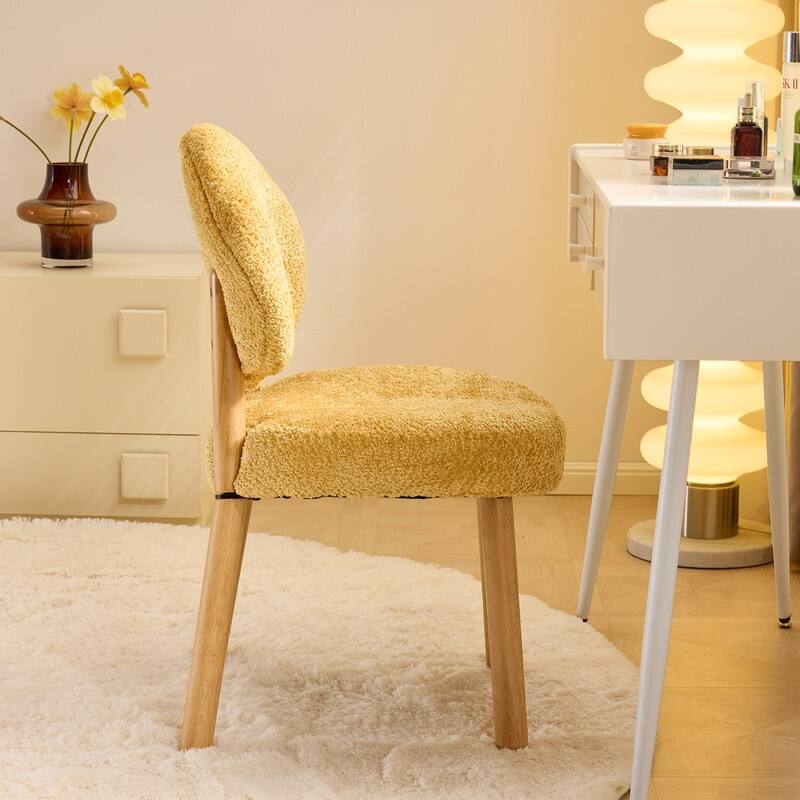 Cloud Puff Soft Accent Chair – Cozy Vanity & Lounge Chair