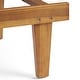 preview thumbnail 6 of 17, Nadine Outdoor Acacia Wood Chaise Lounge and Cushion Set by Christopher Knight Home
