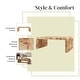 preview thumbnail 11 of 18, NPD Furniture Adriel Burl Wood Coffee Table
