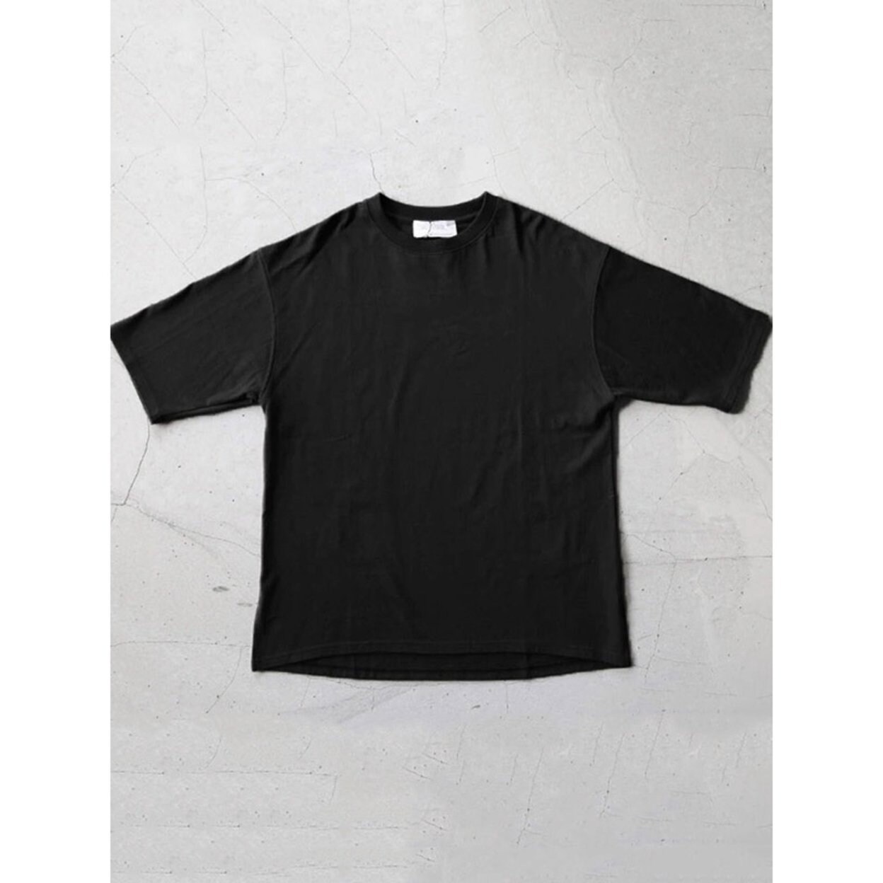 Simple Solid Color Split Side Half Sleeve Casual T Shirts Overstock