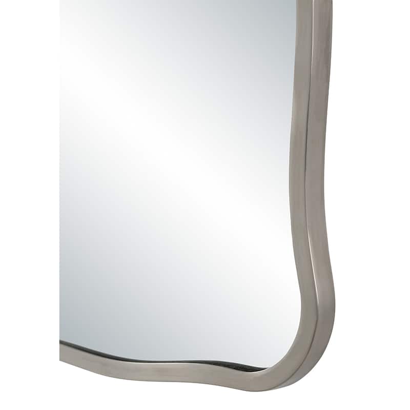 Renwil Balsa 36" H x 24" W Wall Mirror, Silver