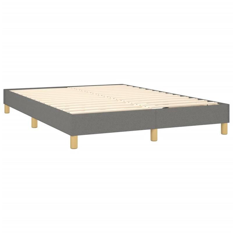 vidaXL Box Spring Bed Base Platform Bed Frame with Mattress for Bedroom Fabric