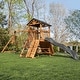 preview thumbnail 22 of 36, Backyard Discovery Endeavor II Cedar Wood Swing Set, Slide, Play Deck