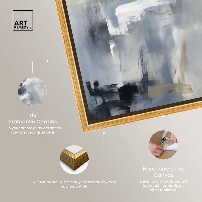Contemplative Blues II Canvas by Art Remedy