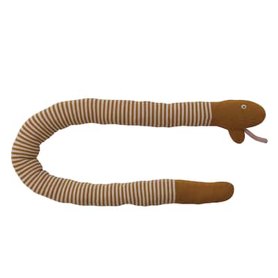 Plush Fabric Snake - 56.0"L x 5.0"W x 3.5"H
