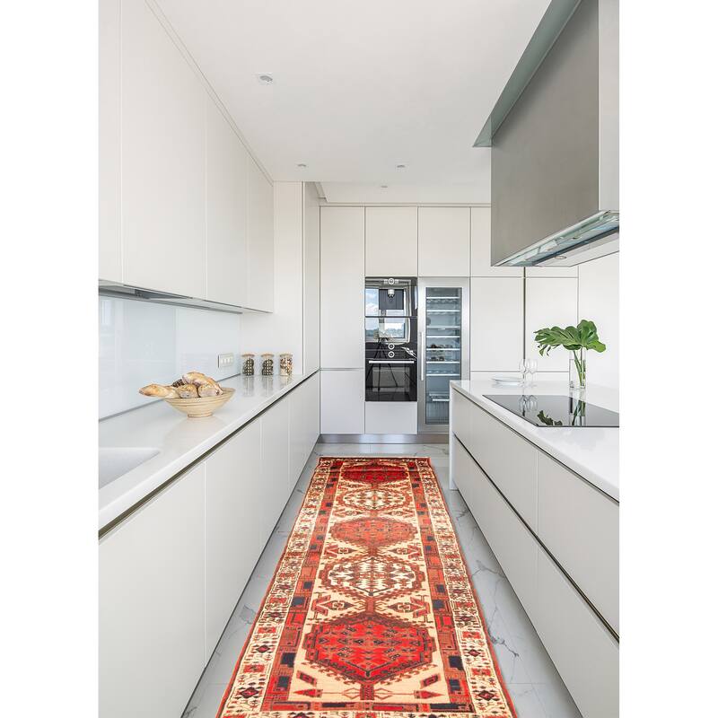 ECARPETGALLERY Hand-knotted Konya Anatolian Beige Wool Rug - 3'0 x 14'5