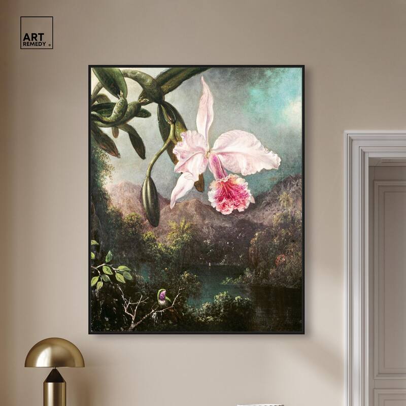 Orchid Blossoms 1873 Canvas by Art Remedy