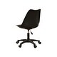 preview thumbnail 8 of 11, Home Office Chair with Wheels, Ergonomic Adjustable Task Computer Chair, Armless Office Chair PP Plastic Swivel Desk Chair