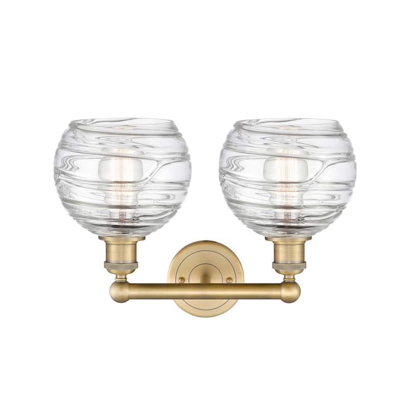 Innovations Lighting Athens Deco Swirl - 2 Light 17" Bath Vanity Light