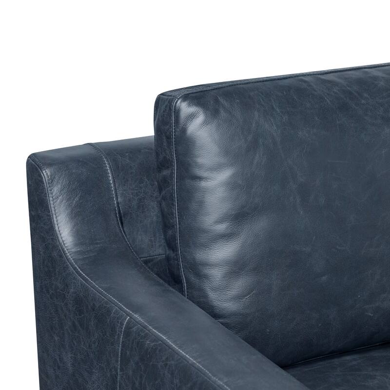 Poly & Bark Sorrento Sectional - Genuine Italian Leather