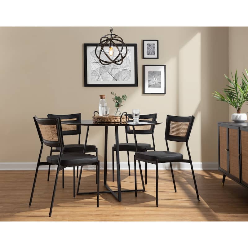 Porch & Den Randolf Rattan Dining Chair (Set of 2)