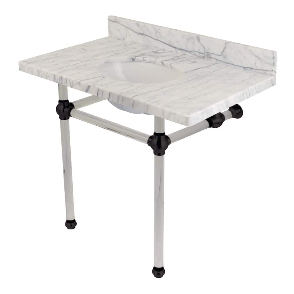Kingston Brass Templeton 36" Wide Console Sink Set