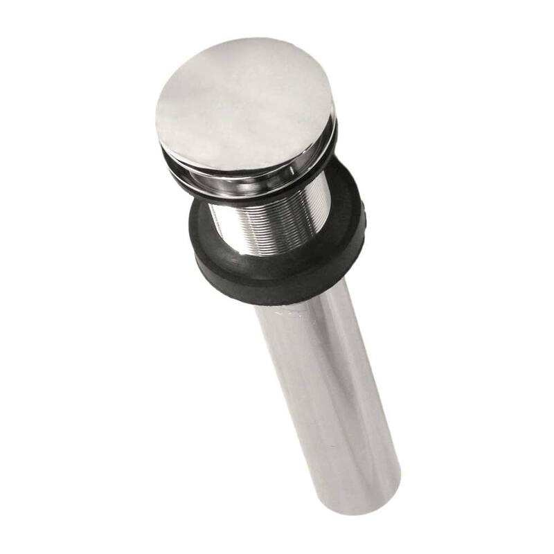 Native Trails 1-1/2" Push to Seal Drain Assembly - Includes Pop-Up - Polished Nickel