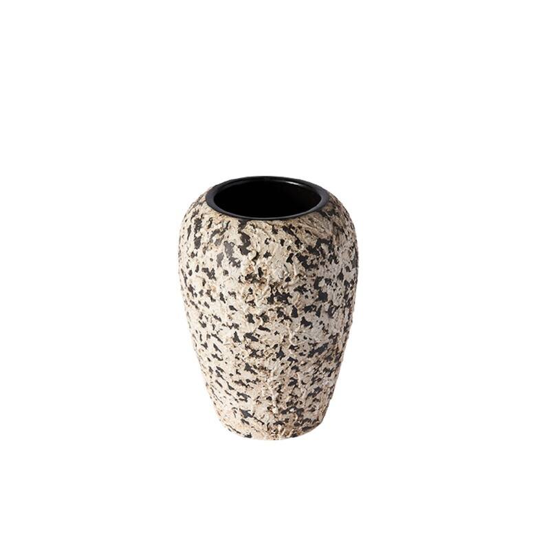 Handmade Standing Urn Vase - 10.5" - White