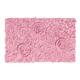 Home Weavers Bellflower Collection Absorbent Cotton Machine Washable Bath Rug - Pink