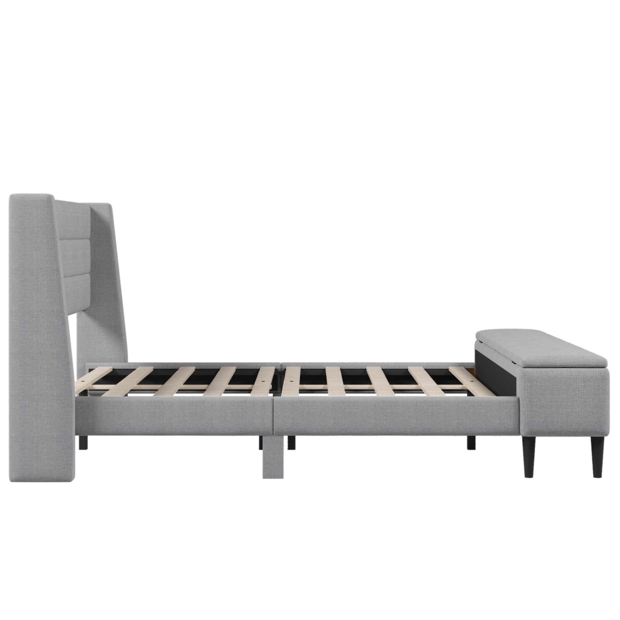 King size discount bed ottoman bench