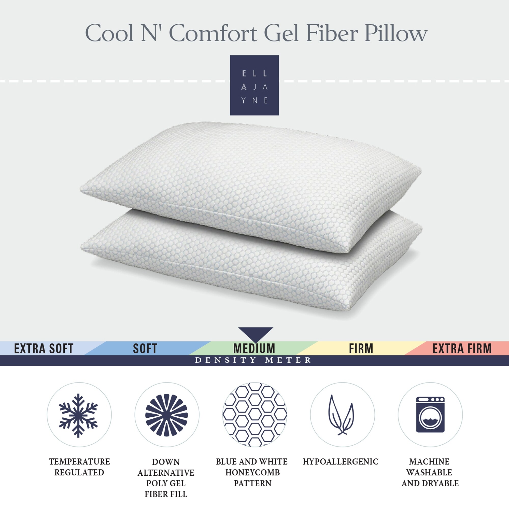 Cool comfort online gel pillow