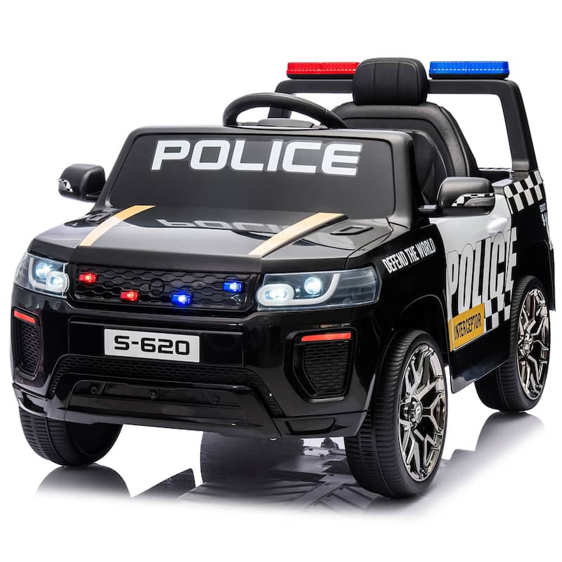 EROMMY 12V 7AH Battery Powered Kids Go Kart with Slow Start Function, with Two Motors Two Speed and Foot Pedal