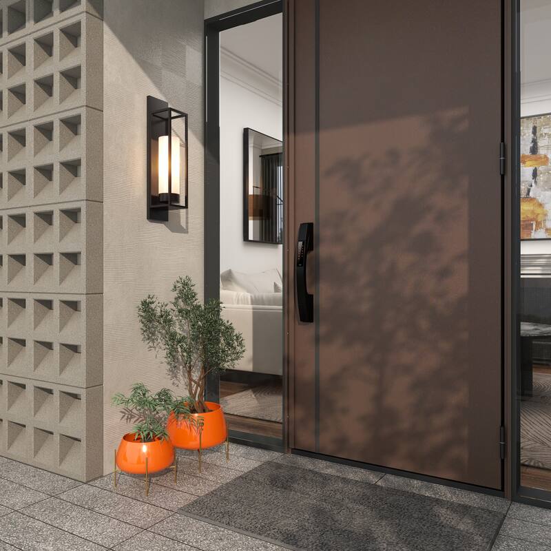 Iron Contemporary Planter (Set of 2) - 8' x 10'