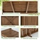 preview thumbnail 30 of 28, Gymax HIPS Raised Garden Bed Poly Wood Elevated Planter Box w/ Legs &