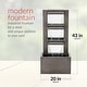 preview thumbnail 3 of 10, Alpine Corporation 43-inch Multi-tier Industrial Metal Patio Fountain