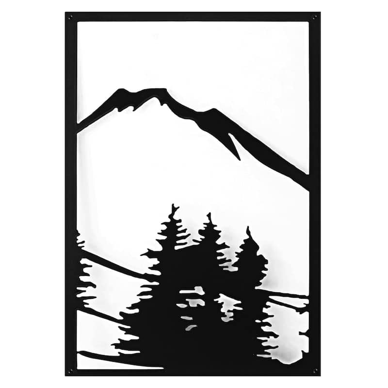 Art3d Black Metal Framed Wall Art Set-17"x12"