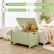 preview thumbnail 9 of 19, Costway Kids Toy Box withSafety Hinge Wood Storage Chest Flip-Top - See Details