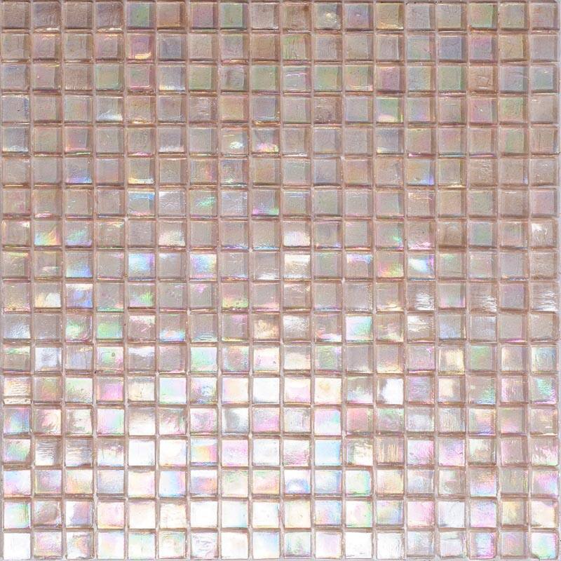 Apollo tile 12" x 12" Skosh Glossy Light Fawn Beige Glass Tile (18.69 sq ft/case) - 20 Pack