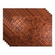 preview thumbnail 3 of 6, Fasade Quilted Moonstone Copper 15-square Foot Backsplash 15 Sq Ft Kit 15 Sq Ft Kit