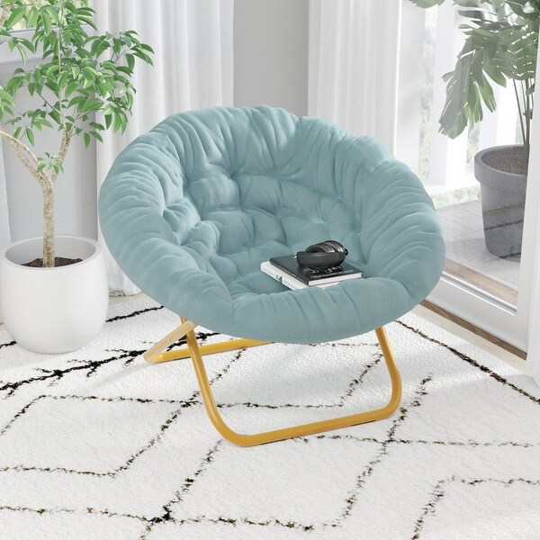 Folding XL Saucer Chair for Dorm or Bedroom On Sale Bed Bath Beyond 36922007