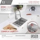 preview thumbnail 4 of 21, STYLISH 32 inch Stainless Steel 16G Double Bowl Low Divider Undermount Sink - Brushed Stainless Steel - 32" x 18" x 10"