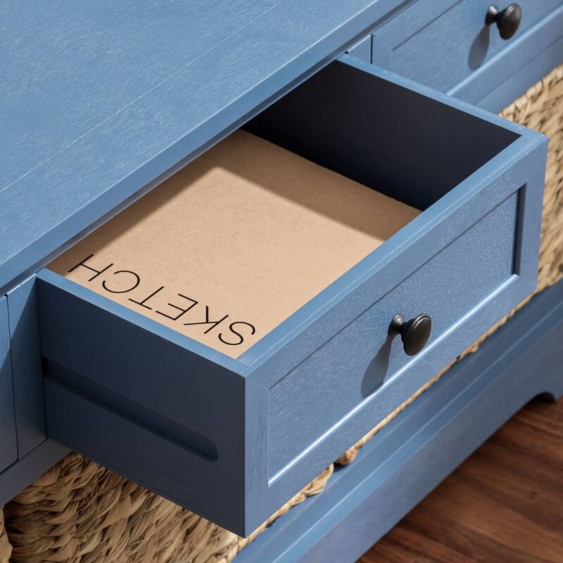 SAFAVIEH Ara Grey 3-Drawer Storage Unit - 42.1" x 15.4" x 19.7" - 42"W x 15"D x 20"H