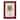 UA CH British Palms II -Framed Print w/glass-Cherry Red