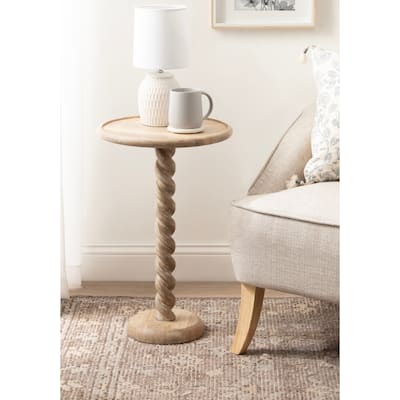 Kate and Laurel Willoughby Round Side Table