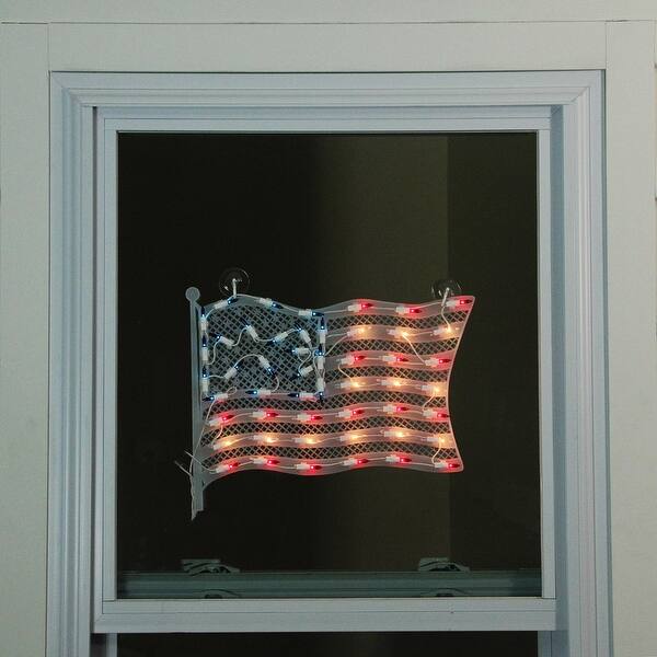 Shop 14 5 Red And Blue Lighted Patriotic Fourth Of July American
