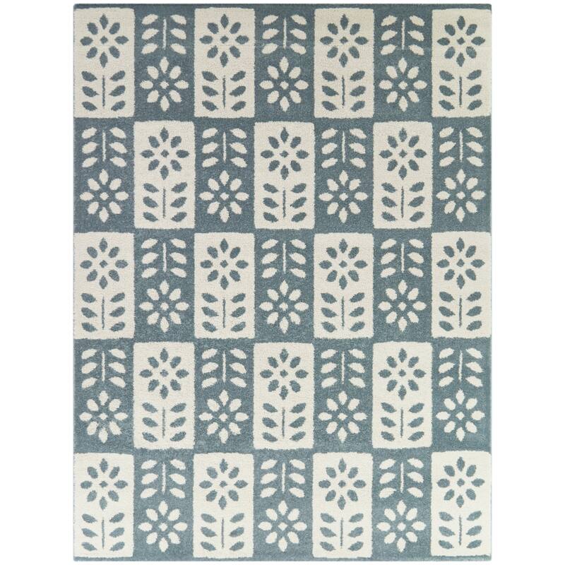 Karol Modern Floral Area Rug