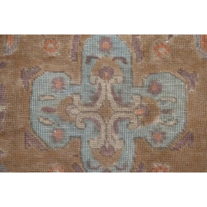 Over-Dyed Tabriz Persian Vintage Area Rug Handmade Wool Carpet - 8'10"x 11'2"
