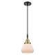 Option Black Antique Brass / Matte White Shade