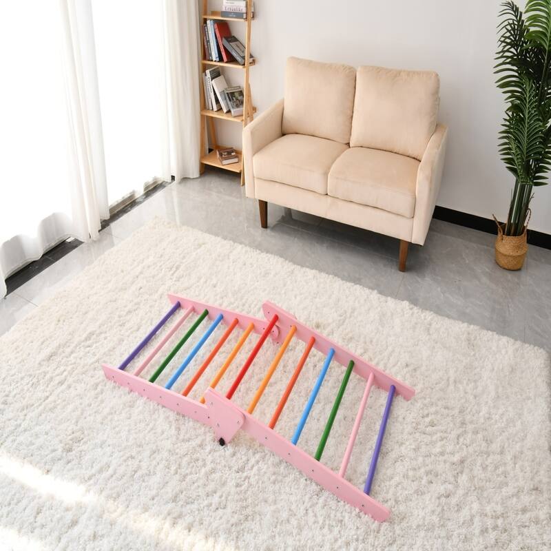 2-Piece Montessori Climber, Foldable Indoor Play for Toddlers