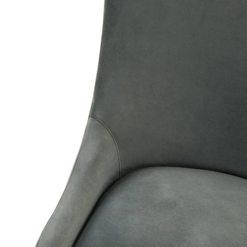 Irina Dining Chair Velvet Side Chair with Stainless Steel Leg