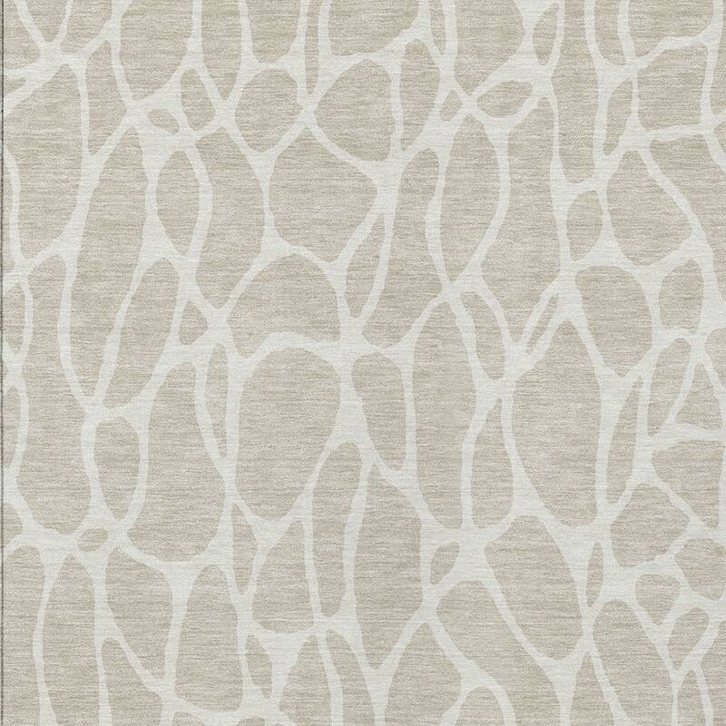 HomeRoots Geometric Transitional Rectangle Outdoor Rug